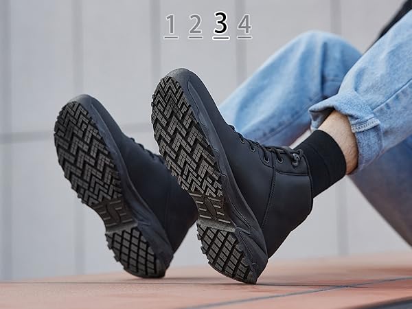 Non Slip Work Boots for Men Slip Resistant Shoes