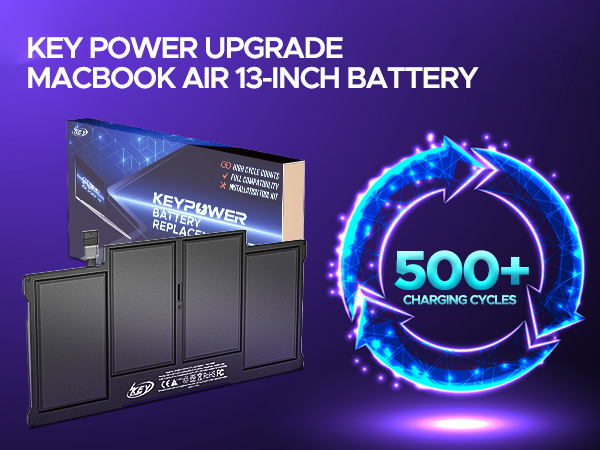 Amazon.com: Key Power A1466 電池,13 吋MacBook Air 電池替換