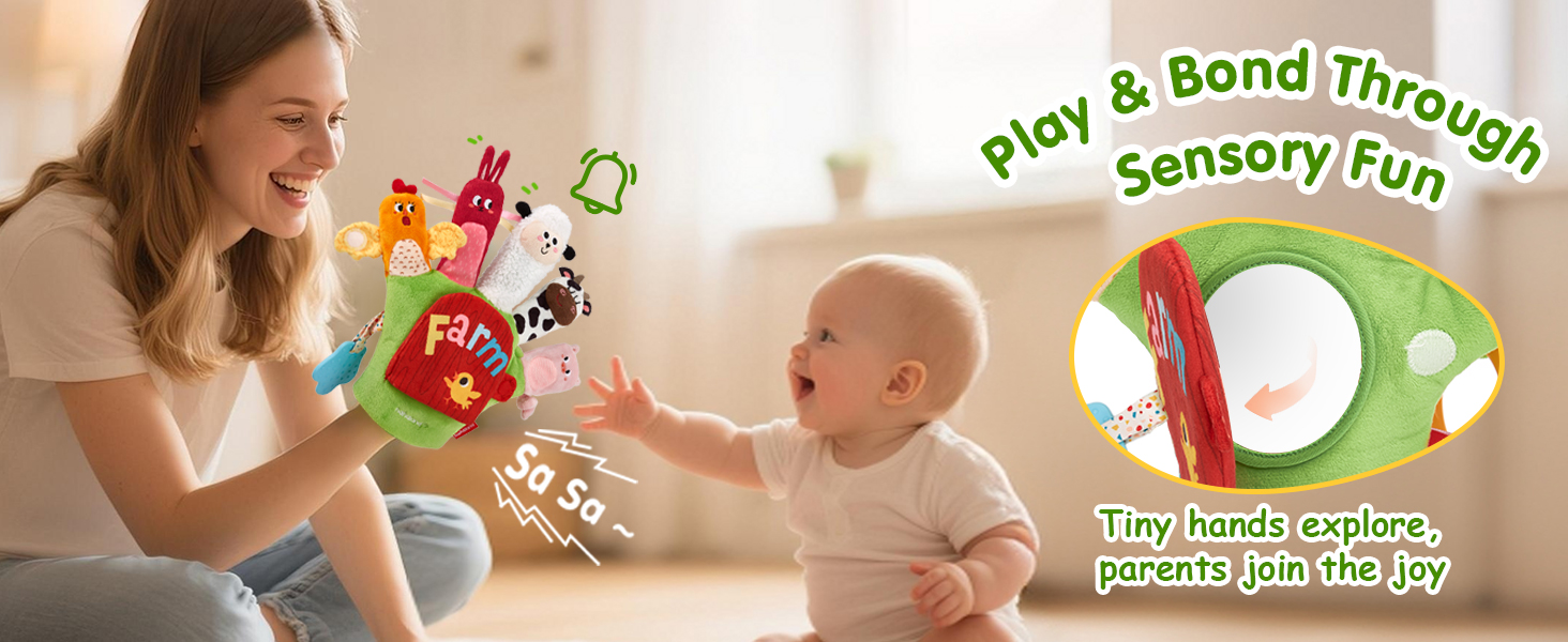 Teether and Hidden Mirror Toy