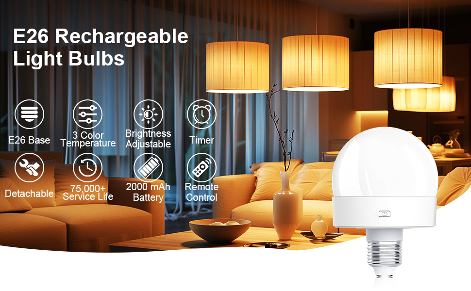 rechargeable light bulbs