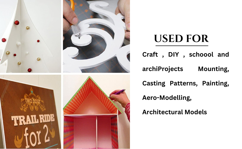 clickforsign Craft Sunboard/Foam Board Sheet (Used for Craft, DIY