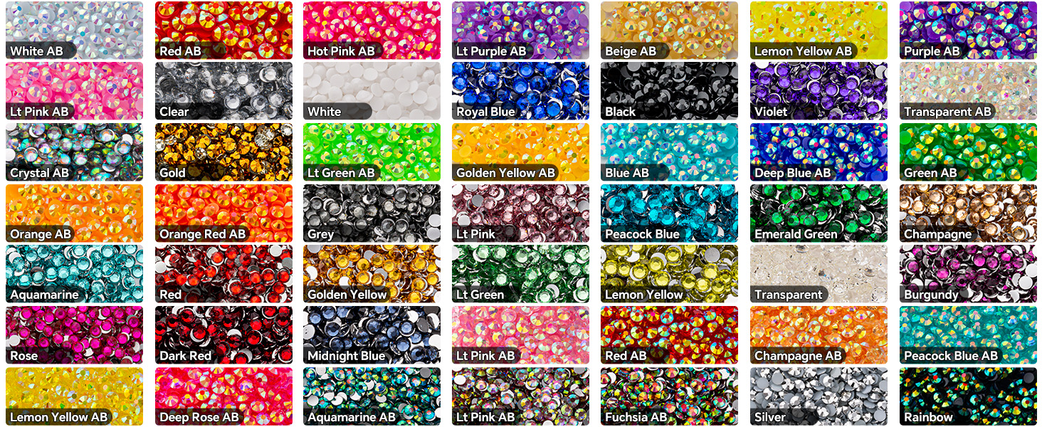 resin rhinestones