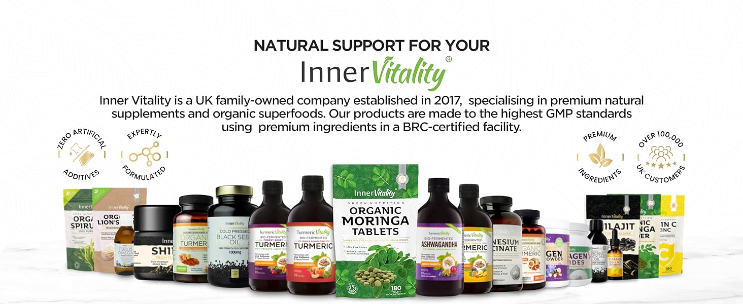 moringa powder tablets inner vitality organic