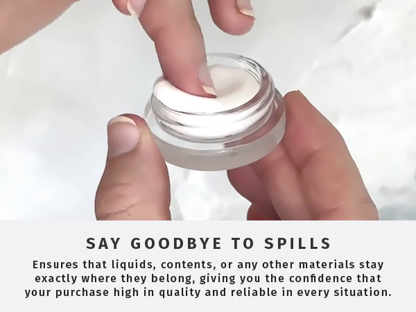 refillable empty oil storage acrylic wax salve ounce store glasses container vidrio 7 millilitre