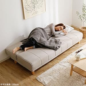 Amazon.co.jp: LOWYA ロウヤ ソファ ソファベッド リビングソファ