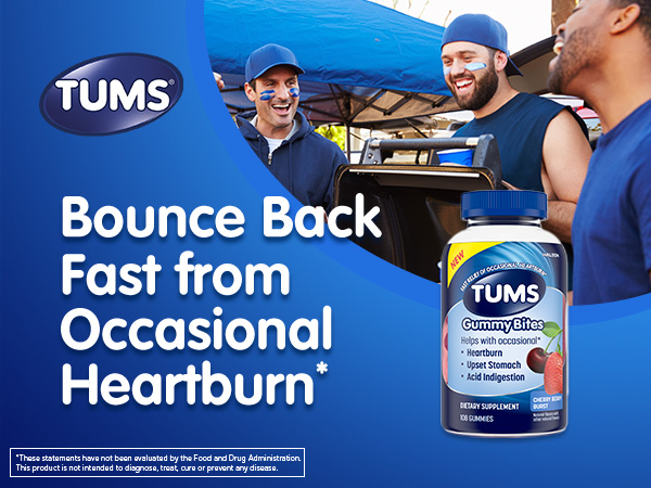 Tums - Bounce back fast from occasional heartburn*