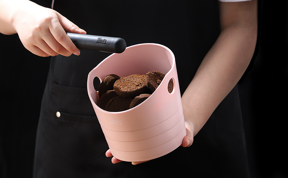 pink Espresso Knock Box
