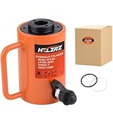 HZLZRZ 20T Hydraulic Cylinder Jack Hollow Single Acting Hydraulic Ram Cylinder, Hydraulic Lifting...