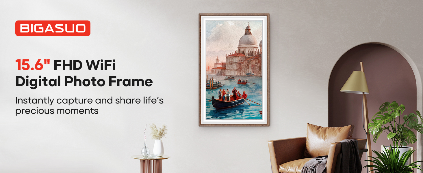 15.6 inch digital photo frame