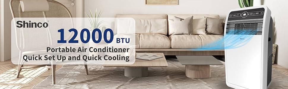 12000 BTU portable air conditioner