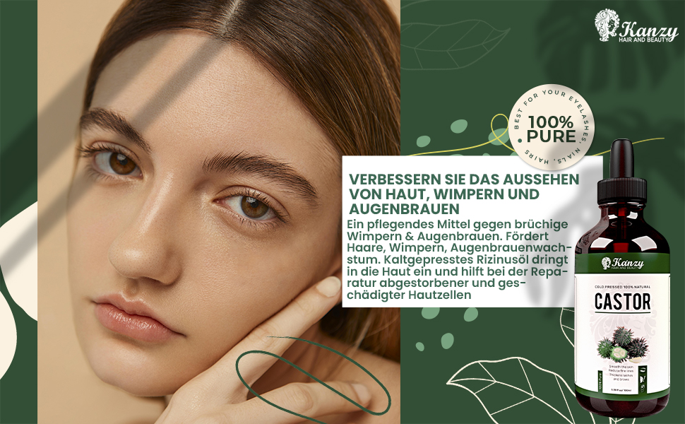 Nails Organic Castor Oil For Hair Growth, 100 ml