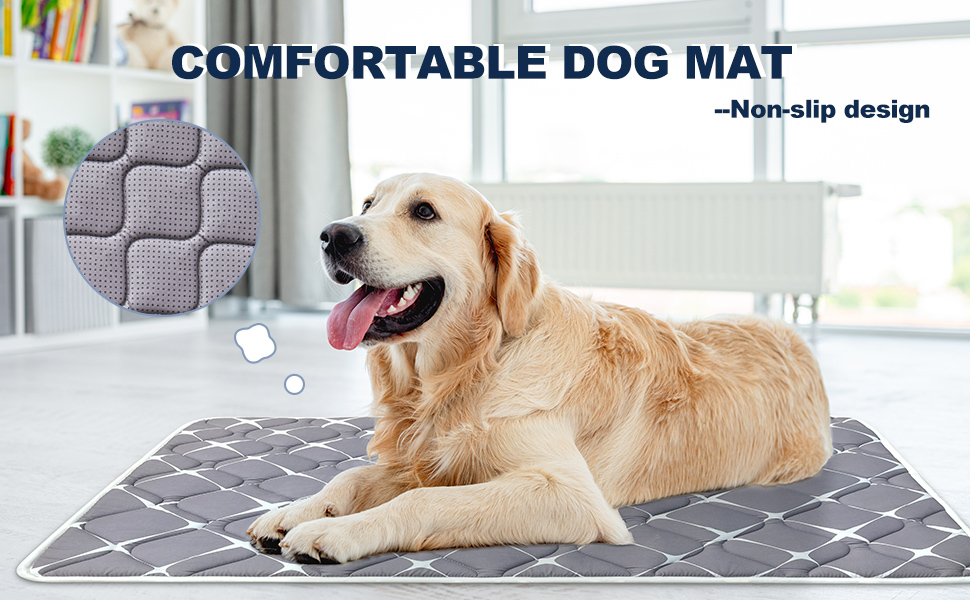 Dog Crate Mat, Ultra Soft Dog Bed Mat for Sleeping with