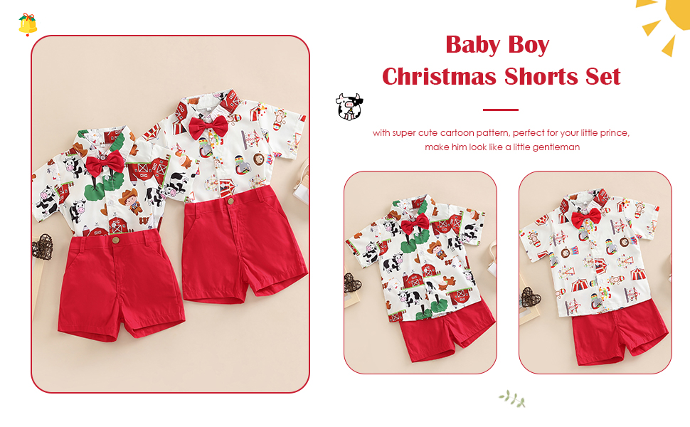 baby boy christmas outfit