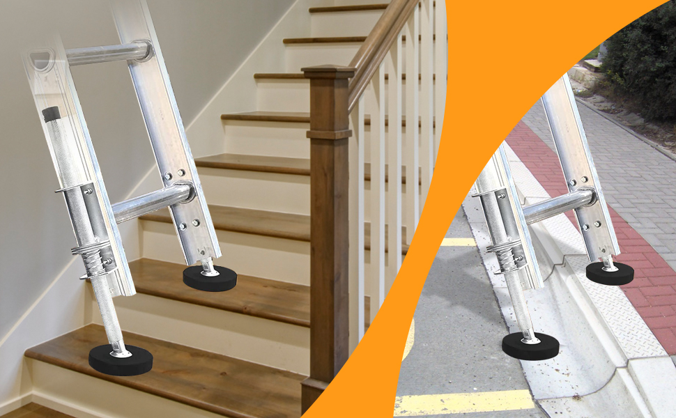 Ganggend Adjustable Ladder Leveler 2 PCS, Extension Ladder Stabilizer
