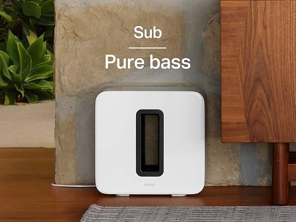 新品・未開封　Sonos Sub 4 ホワイト Sonos Sub 4 Wireless Subwoofer - White | P.C. Richard & Son