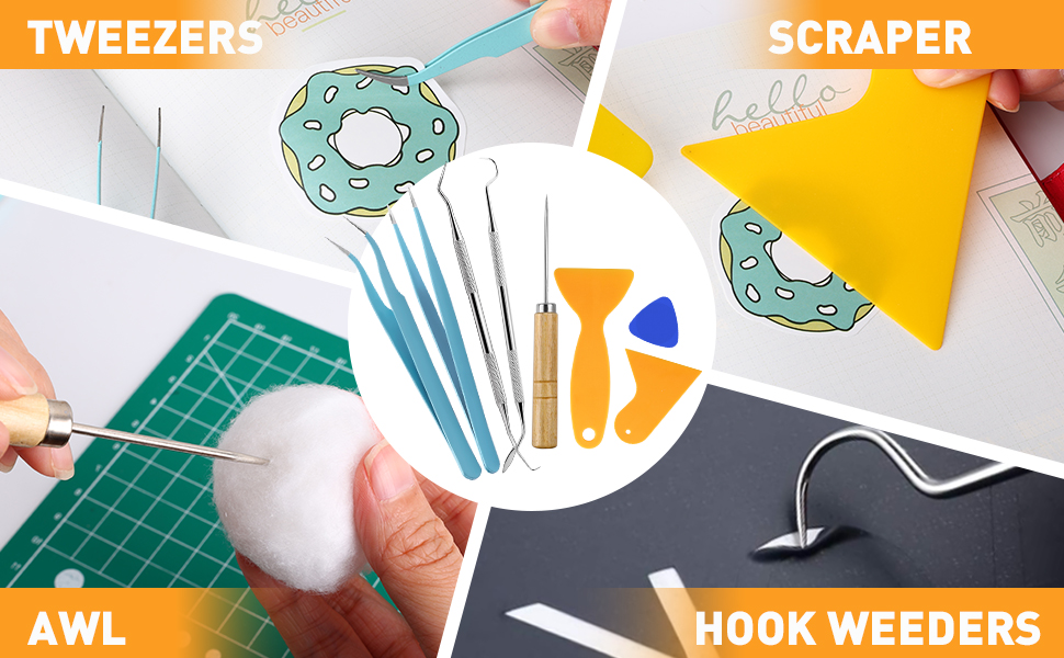 Vinyl Weeding Tools Kit - Precision Crafting for DIY -12 Vinyl Weeding Tools Kit - Precision Crafting for DIY -12