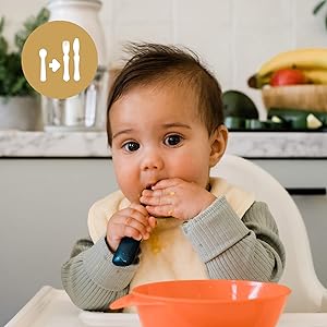 ef9bfb7f-cbfc-49e6-9ab6-00734aa428fc.__CR0,0,2000,2000_PT0_SX300_V1___ Tommee Tippee Quick-Chop Mini Baby Food Blender and Chopper for all Stages of Weaning, Durable Glass Bowl and Stainless Steel Blades, 500ml Capacity, 200W Motor, White and Clear, 1.0 count (447851)