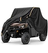 Kemimoto UTV Cover, All-Weather Protection UTV Cover Two Seater Compatible with Can Am Defender P...