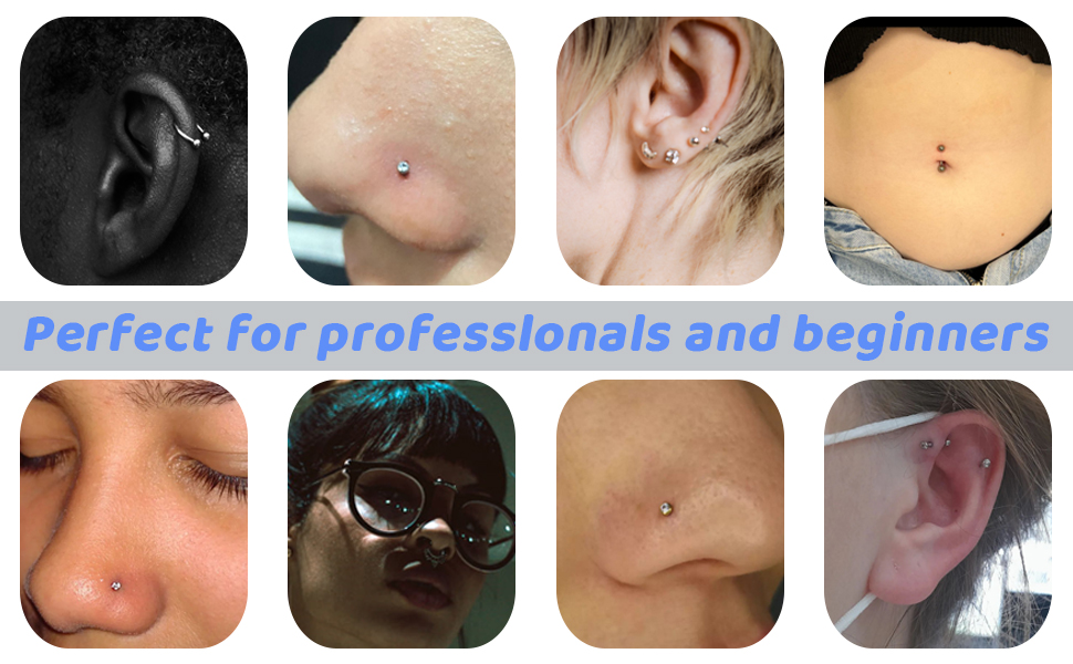 nose piercing kit nose piercing gun nose gun nose studs nose rings piercing supplies
