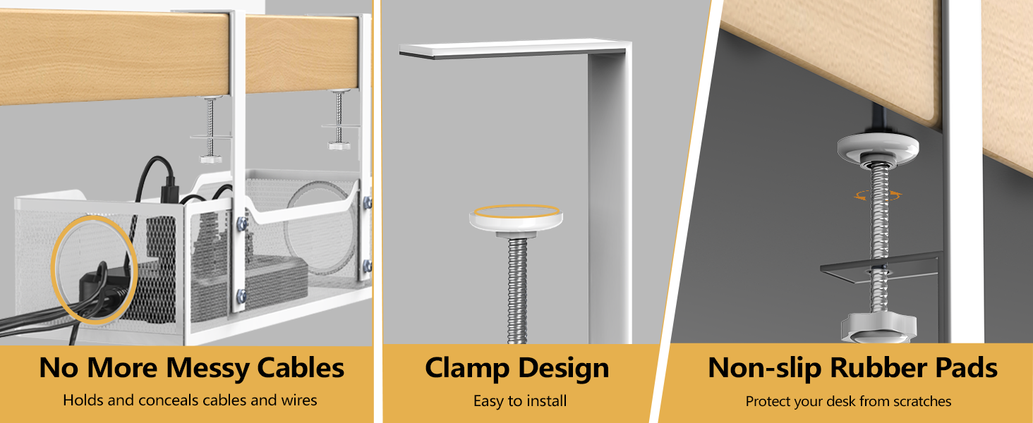 under desk cable management