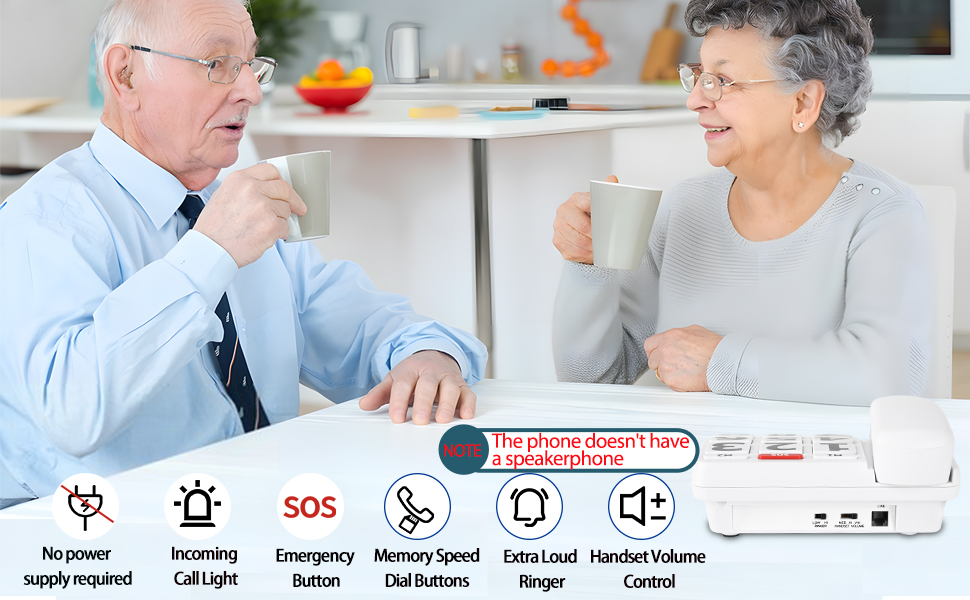 Large Button Phones for Seniors