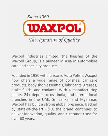 WAXPOL A PIONEER IN POLISHES LUBRICANTS AND MORE