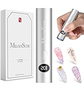 MelodySusie Handheld UV Light for Gel Nails, ART01G Cordless Gel X Nail Lamp, Rechargeable Flash ...