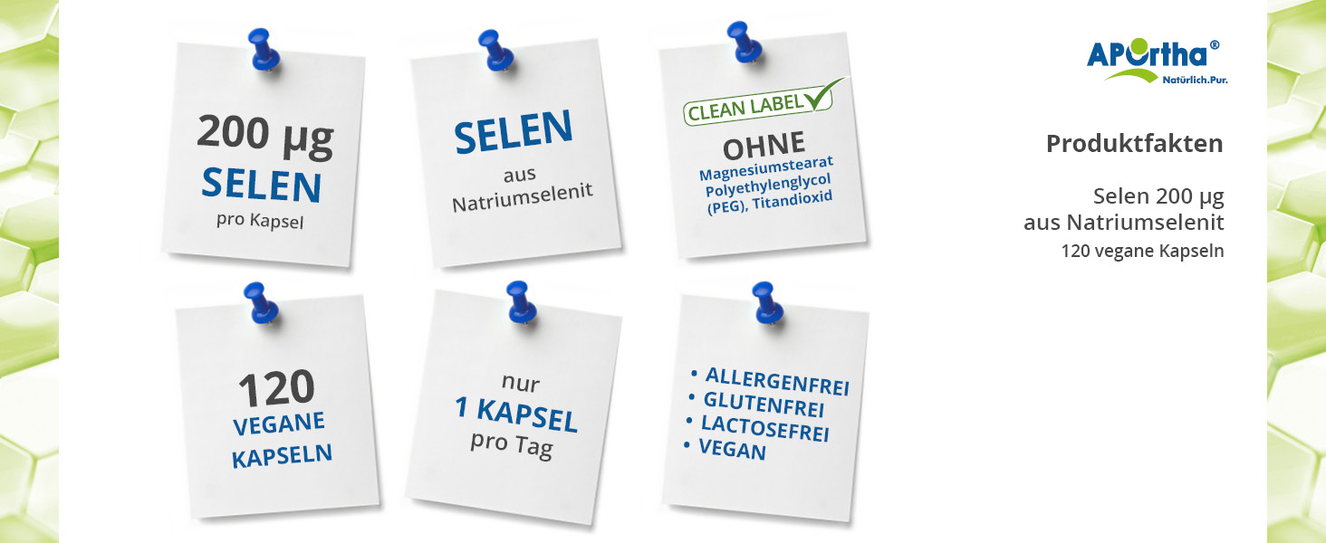 APOrtha Selen 200 aus Natriumselenit KPIs