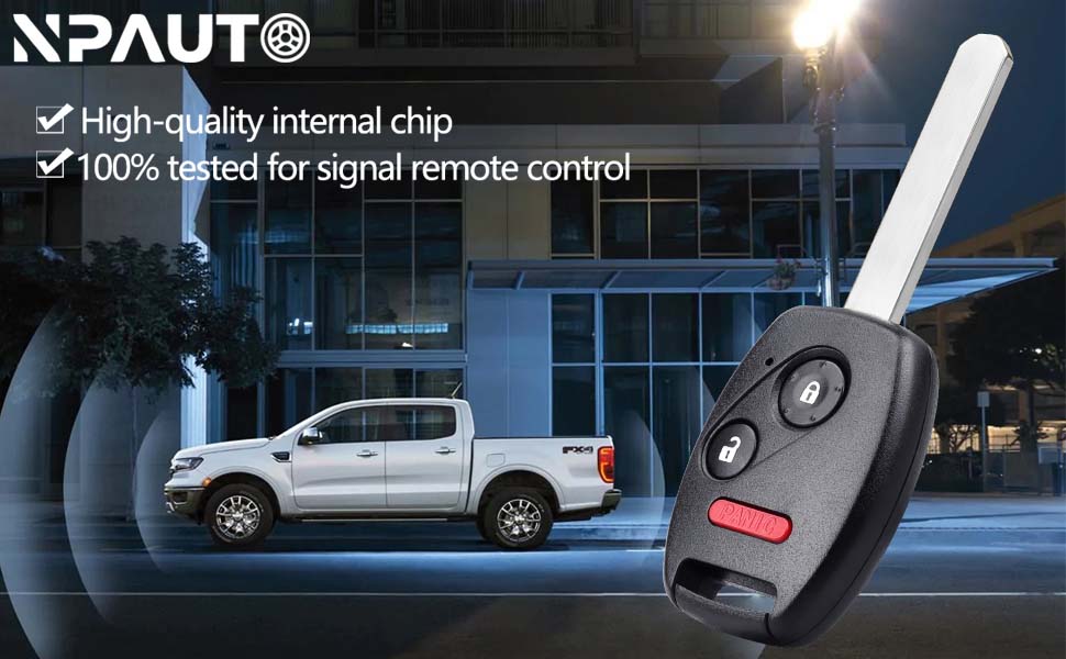 NPAUTO Key Fob Replacement Fits for Honda Pilot 2005 2006