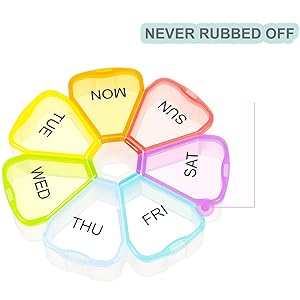 weekly pill organizer