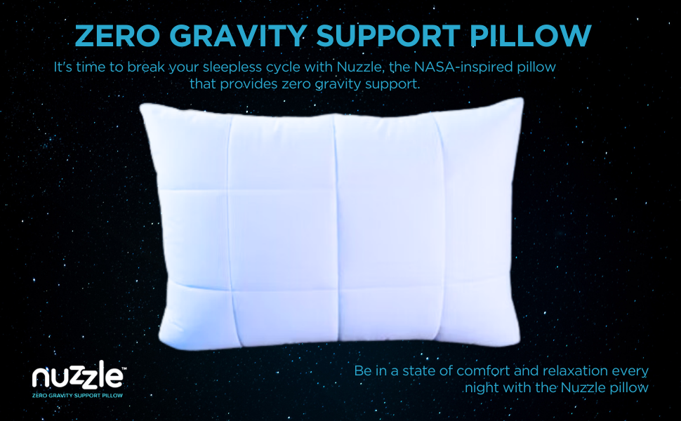Nuzzle Bed Pillow for Sleeping Washable Luxury King Size