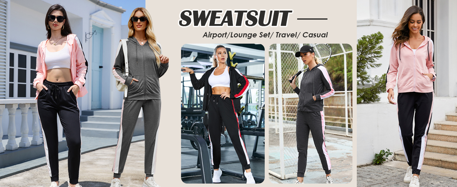tracksuits for women set