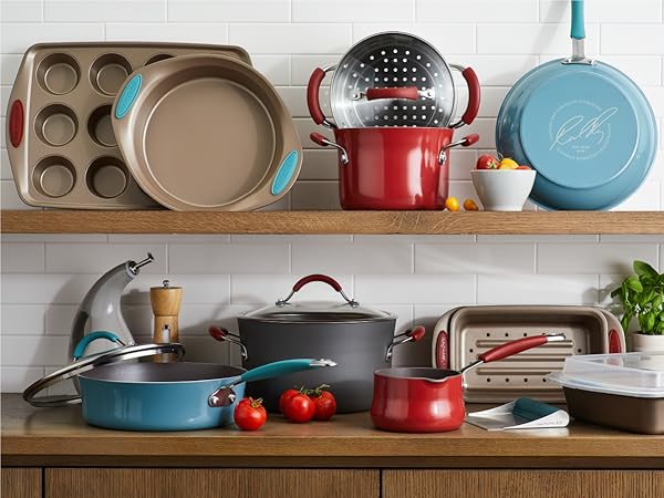 調理器具 Rachel Oo Amazon.com: Rachael Ray Cucina Hard Porcelain Enamel