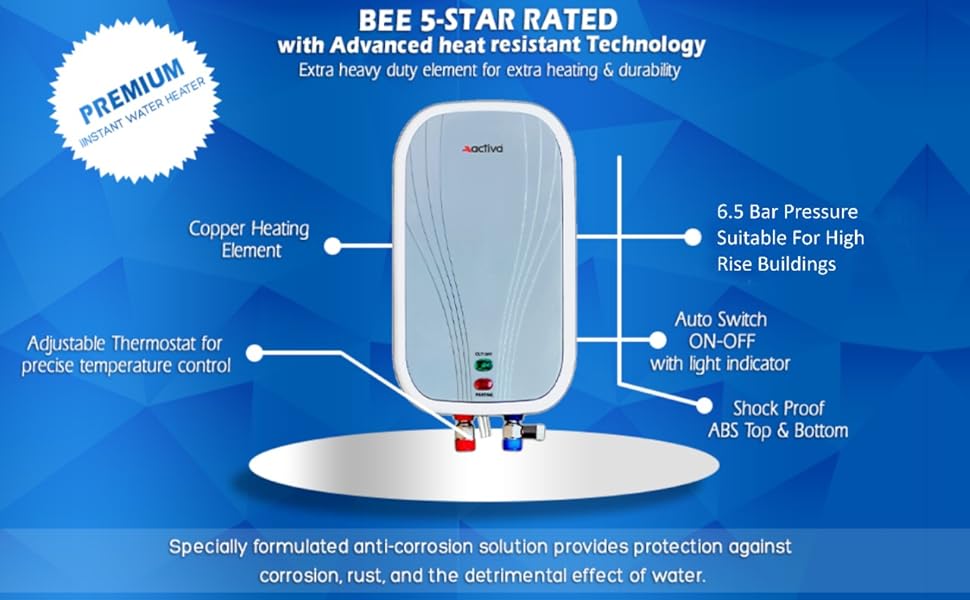 ACTIVA Storage 3 LTR,water heater,gyser,activa heater,home applainces,bathroom heater,SPN-MX9E8