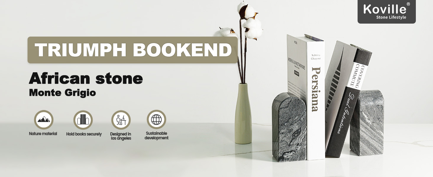 marble bookends