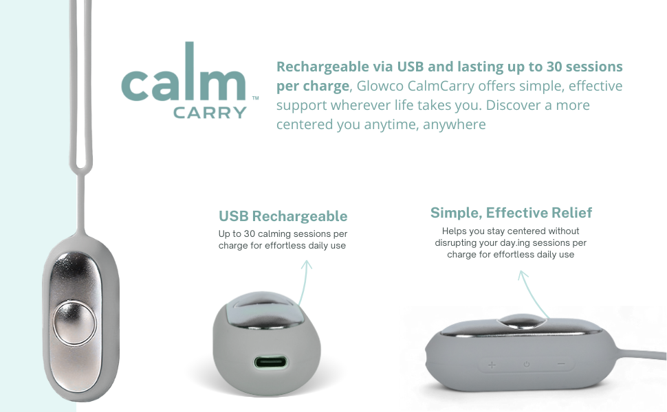 CalmCarry, Sleep aid, Glowco CalmCarry, The Glow Company CalmCarry, Anxiety device.