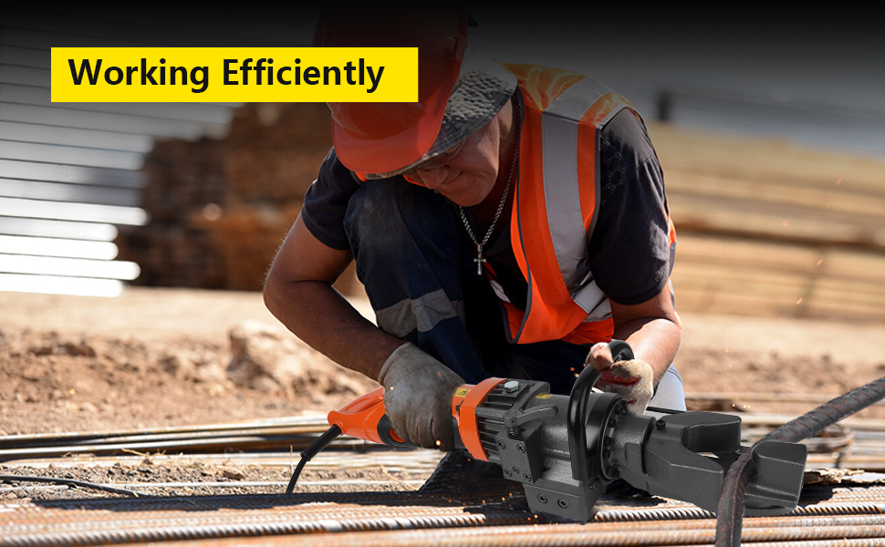 Electric Hydraulic Rebar Bender works efficiently