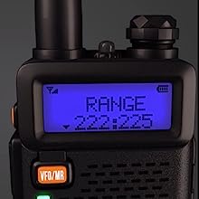 BTECH UV-5X3 Tri-Band Radio: High-Power Amateur Handheld with USB-C Charging - VHF, 1.25M, UHF - Customizable Features - Comprehensive Accessory Bundle Included 24 Scan a Frequency Range