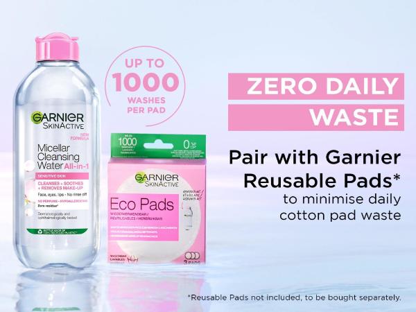 pair with garnier reusable eco pad