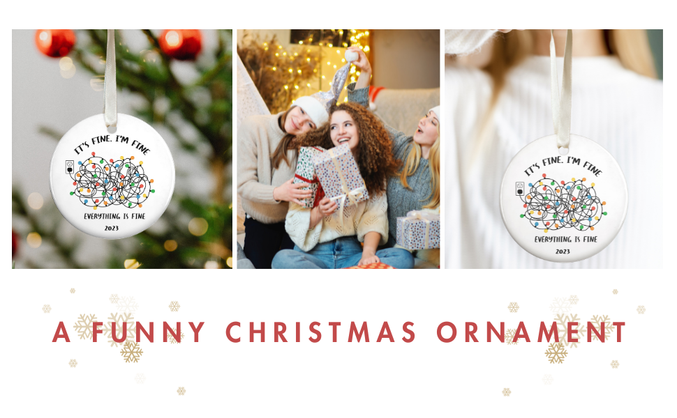 Christmas Tree Ornaments Funny Christmas Ornaments 2023