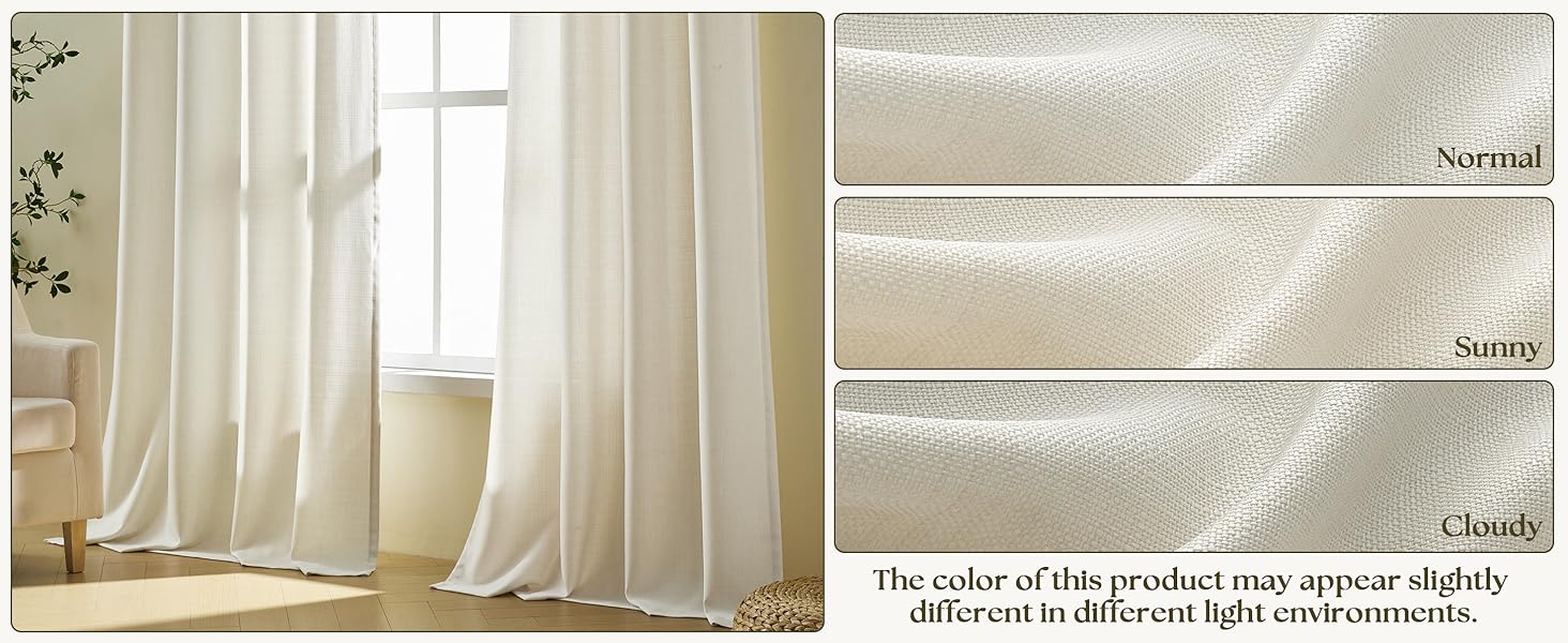natural linen curtain