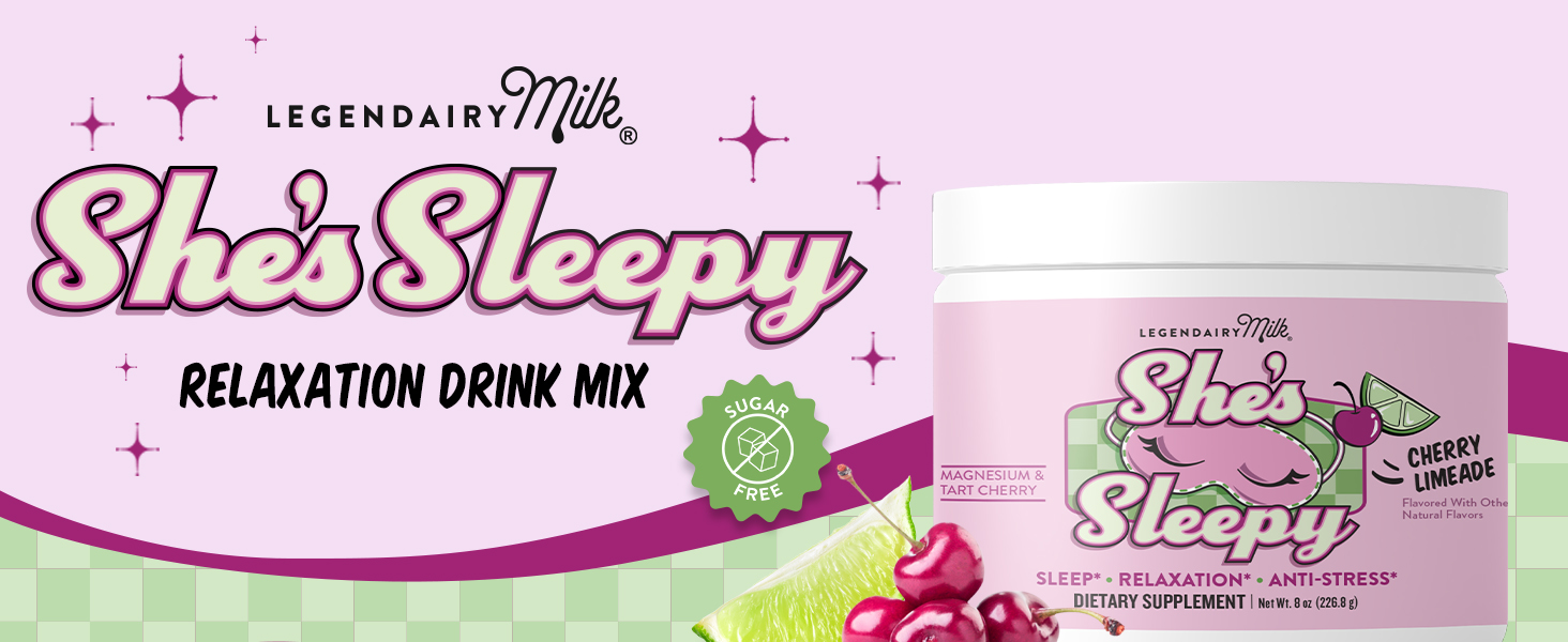 Meet She's Sleepy our new relaxation drink mix