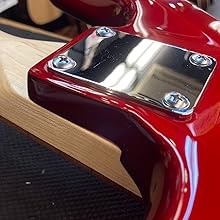 Amazon | Kaalena KA-JB Candy Apple Red エレキベース