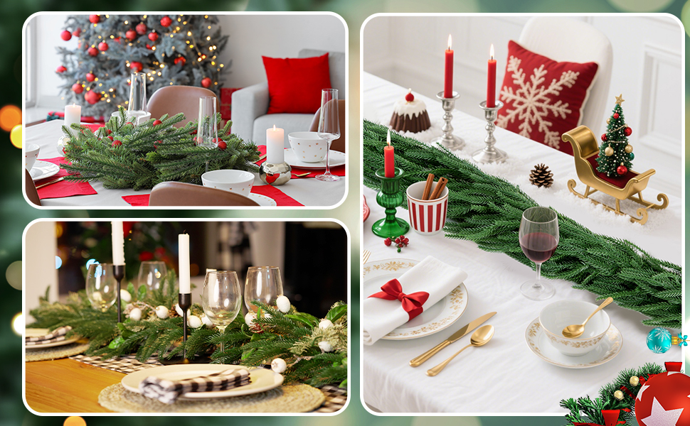 Artificial Norfolk Pine Garland