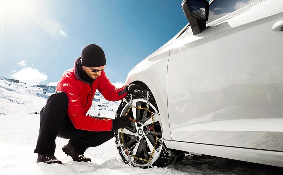 Goodyear GODKN110 Metal snow chains. 9mm, Set of 2. Size T110, T.110