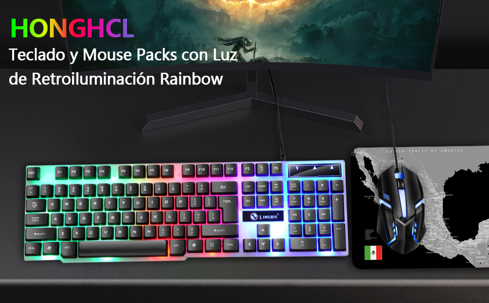 Teclado y Mouse Packs