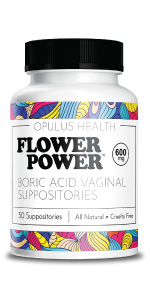 Flower Power Boric Acid Suppositories