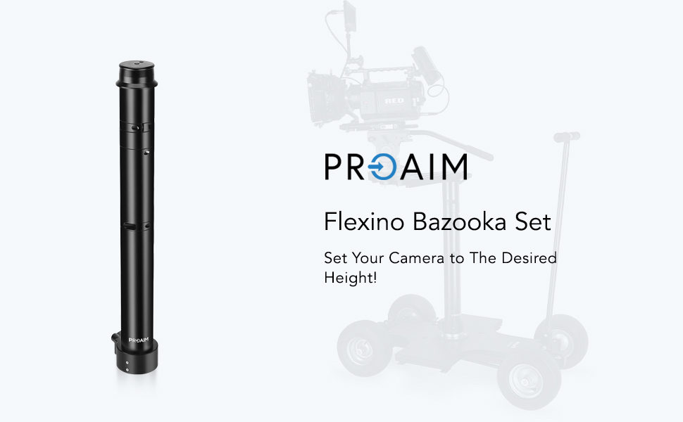 Proaim Flexino Bazooka Set for Video Film Camera Dolly