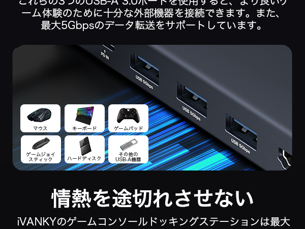 Amazon.co.jp: iVANKY ROG Ally/Legion Go/Steam Deck ドックと65W PD