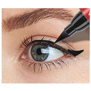Black brown waterproof smudgeproof long lasting lazy colored liquid winged eyeliner stamp for women